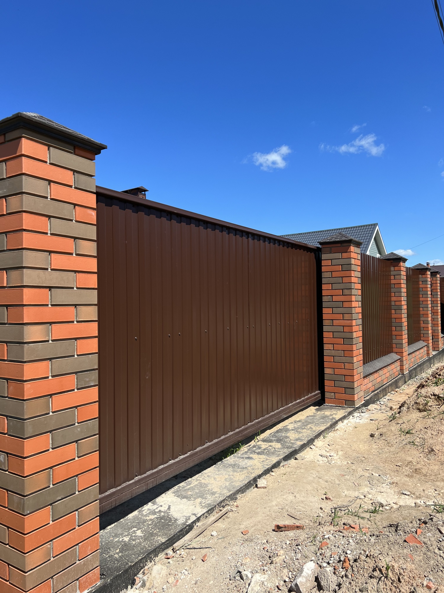 Кирпичный забор под ключ, Нижний Новгород